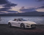 2021 Jaguar F-TYPE R-Dynamic P450 Convertible RWD (Color: Fuji White) Front Three-Quarter Wallpapers 150x120