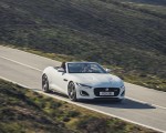 2021 Jaguar F-TYPE R-Dynamic P450 Convertible RWD (Color: Fuji White) Front Three-Quarter Wallpapers 150x120