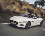 2021 Jaguar F-TYPE R-Dynamic P450 Convertible RWD (Color: Fuji White) Front Three-Quarter Wallpapers 150x120