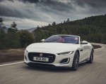 2021 Jaguar F-TYPE R-Dynamic P450 Convertible RWD (Color: Fuji White) Front Three-Quarter Wallpapers 150x120