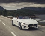 2021 Jaguar F-TYPE R-Dynamic P450 Convertible RWD (Color: Fuji White) Front Three-Quarter Wallpapers 150x120 (9)