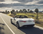 2021 Jaguar F-TYPE R-Dynamic P450 Convertible RWD (Color: Fuji White) Rear Three-Quarter Wallpapers 150x120