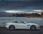 2021 Jaguar F-TYPE R-Dynamic P450 Convertible RWD (Color: Fuji White) Side Wallpapers 150x120 (19)