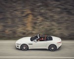 2021 Jaguar F-TYPE R-Dynamic P450 Convertible RWD (Color: Fuji White) Side Wallpapers 150x120