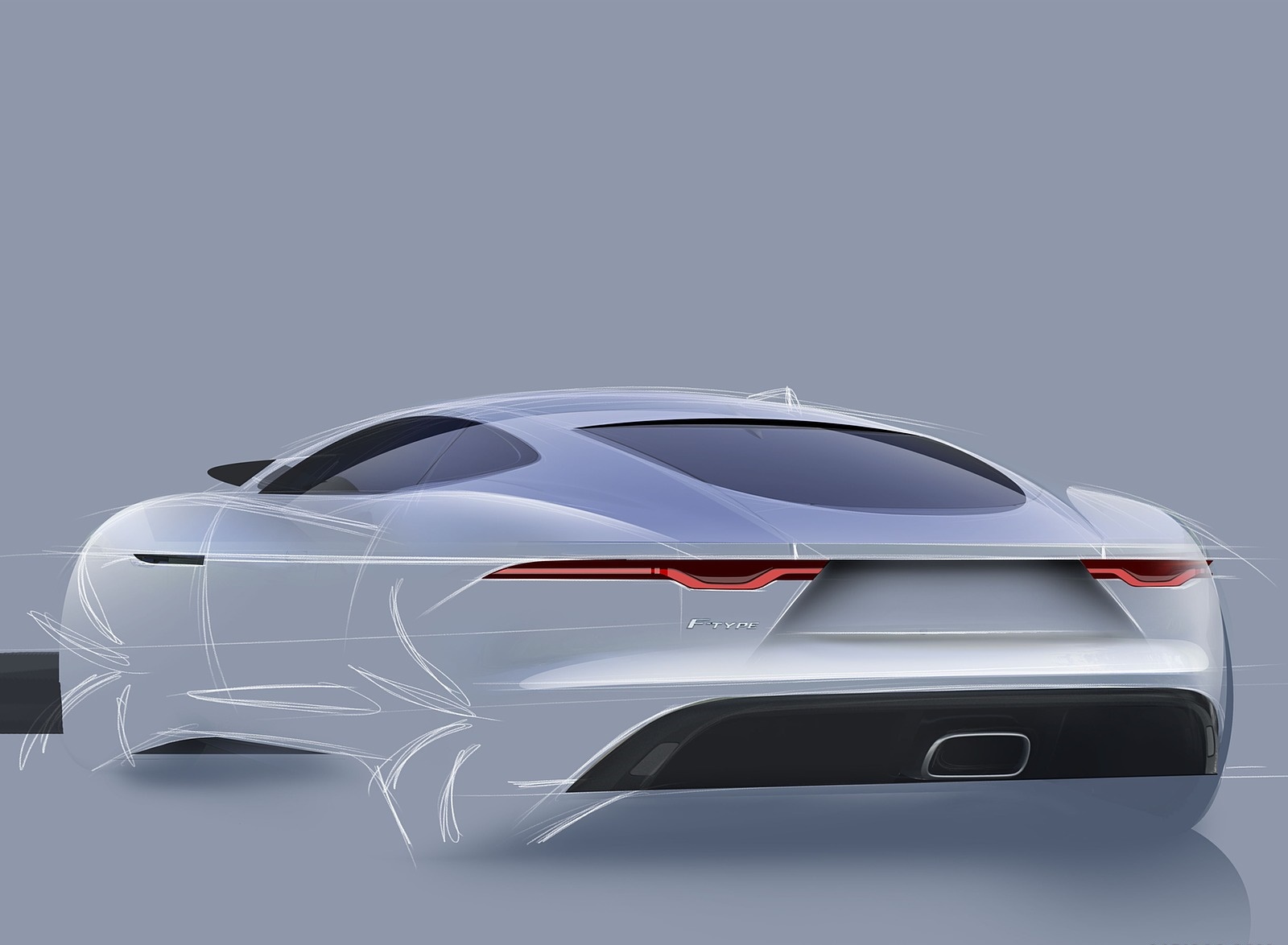 2021 Jaguar F-Type P300 Design Sketch Wallpapers #25 of 28