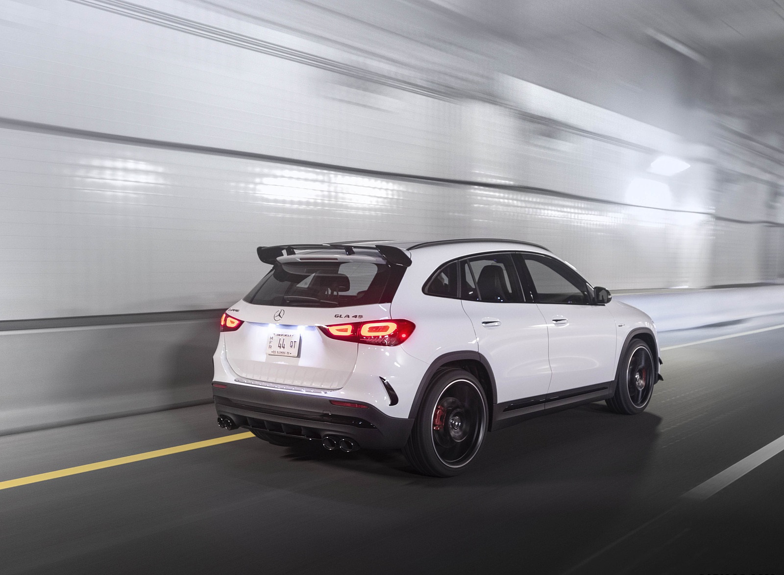 2021 Mercedes-AMG GLA 45 Rear Three-Quarter Wallpapers  (8)