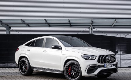 2021 Mercedes-AMG GLE 63 S 4MATIC+ Coupe (Color: Diamond White) Front Three-Quarter Wallpapers 450x275 (49)
