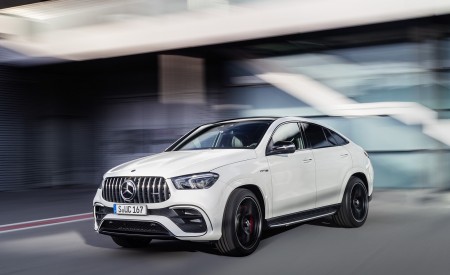 2021 Mercedes-AMG GLE 63 S 4MATIC+ Coupe (Color: Diamond White) Front Three-Quarter Wallpapers 450x275 (40)