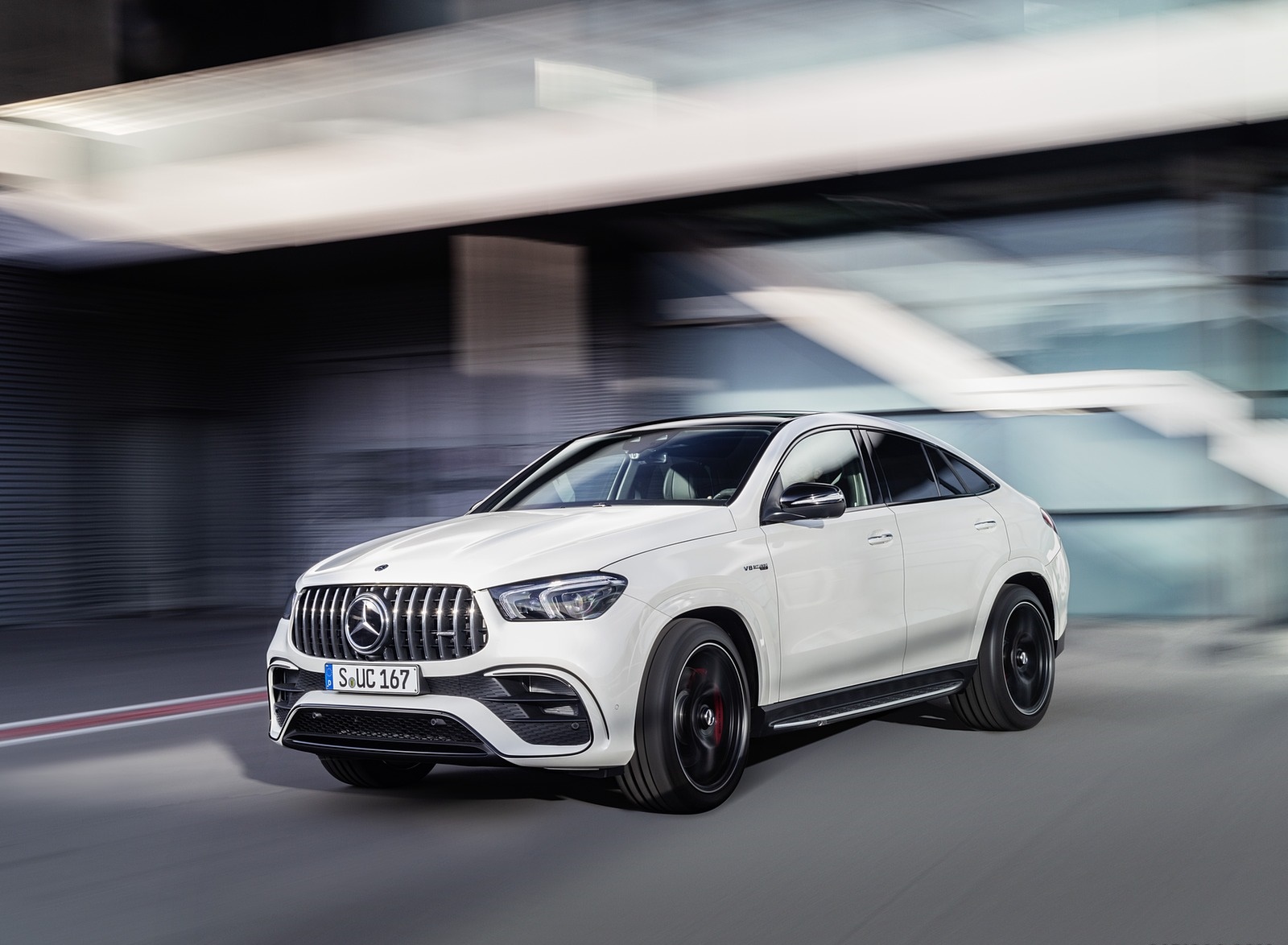 2021 Mercedes-AMG GLE 63 S 4MATIC+ Coupe (Color: Diamond White) Front Three-Quarter Wallpapers #40 of 65