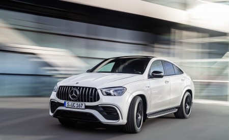 2021 Mercedes-AMG GLE 63 S 4MATIC+ Coupe (Color: Diamond White) Front Wallpapers 450x275 (44)