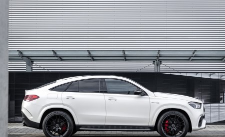 2021 Mercedes-AMG GLE 63 S 4MATIC+ Coupe (Color: Diamond White) Side Wallpapers 450x275 (54)