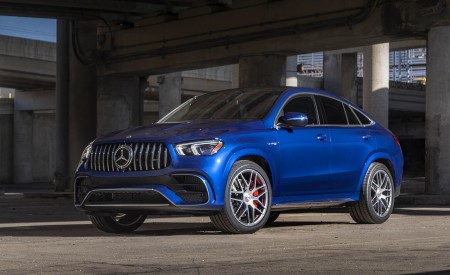 2021 Mercedes-AMG GLE 63 S Coupe (US-Spec) Front Three-Quarter Wallpapers 450x275 (13)