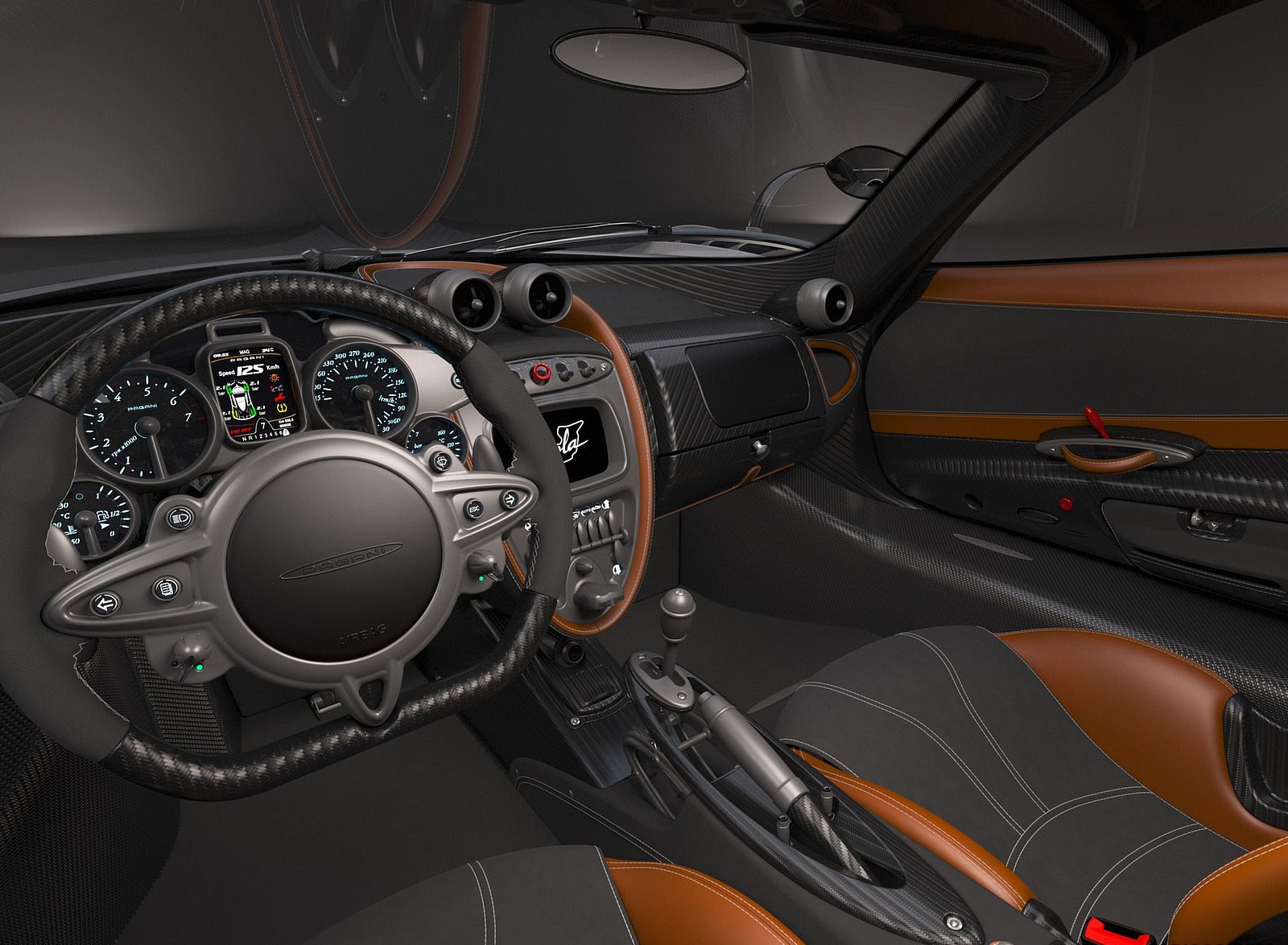 2021 Pagani Imola Interior Wallpapers (9)