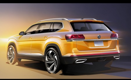 2021 Volkswagen Atlas Design Sketch Wallpapers 450x275 (61)