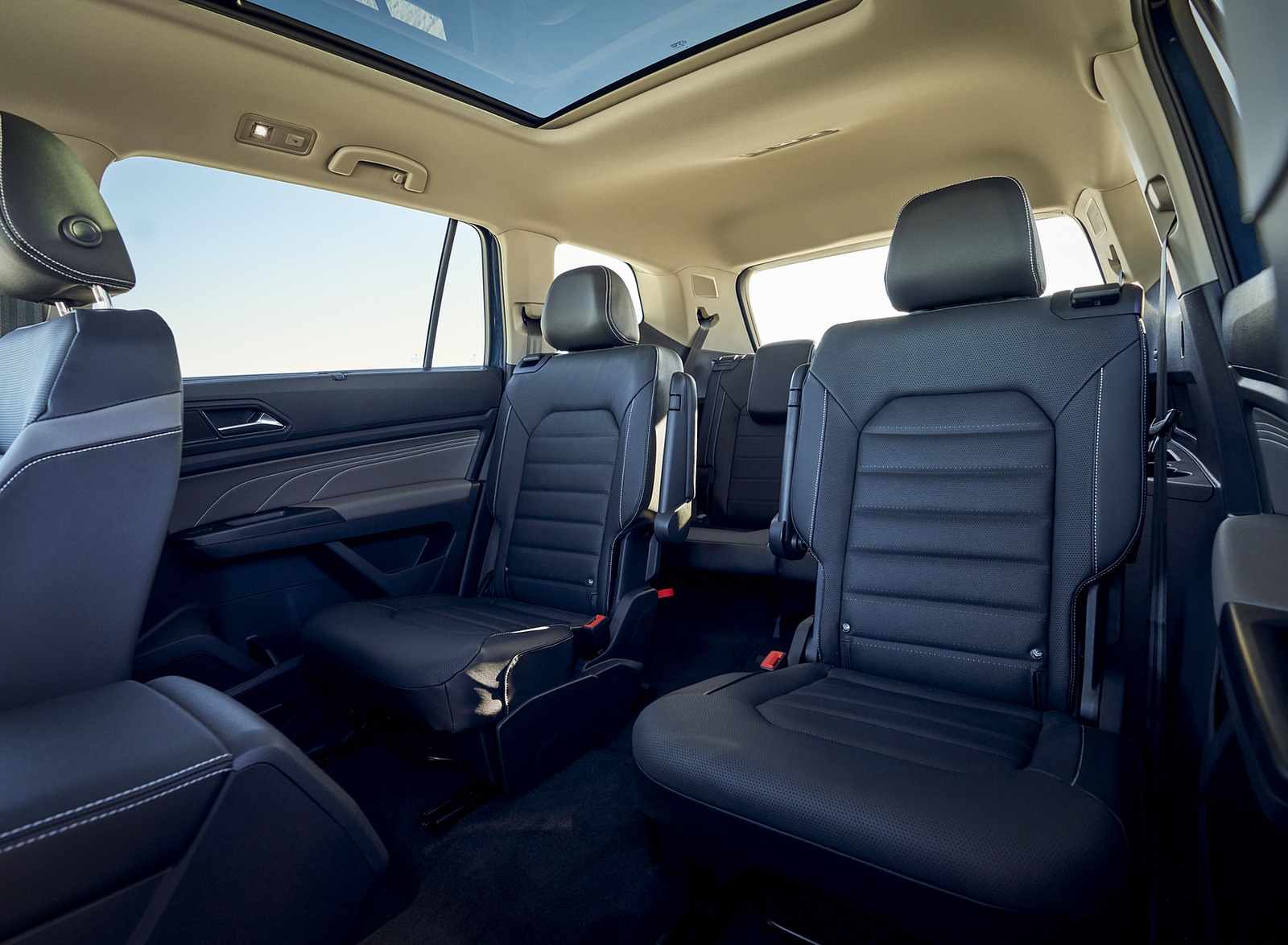 2021 Volkswagen Atlas SEL V6 R-Line Interior Rear Seats Wallpapers #29 of 61