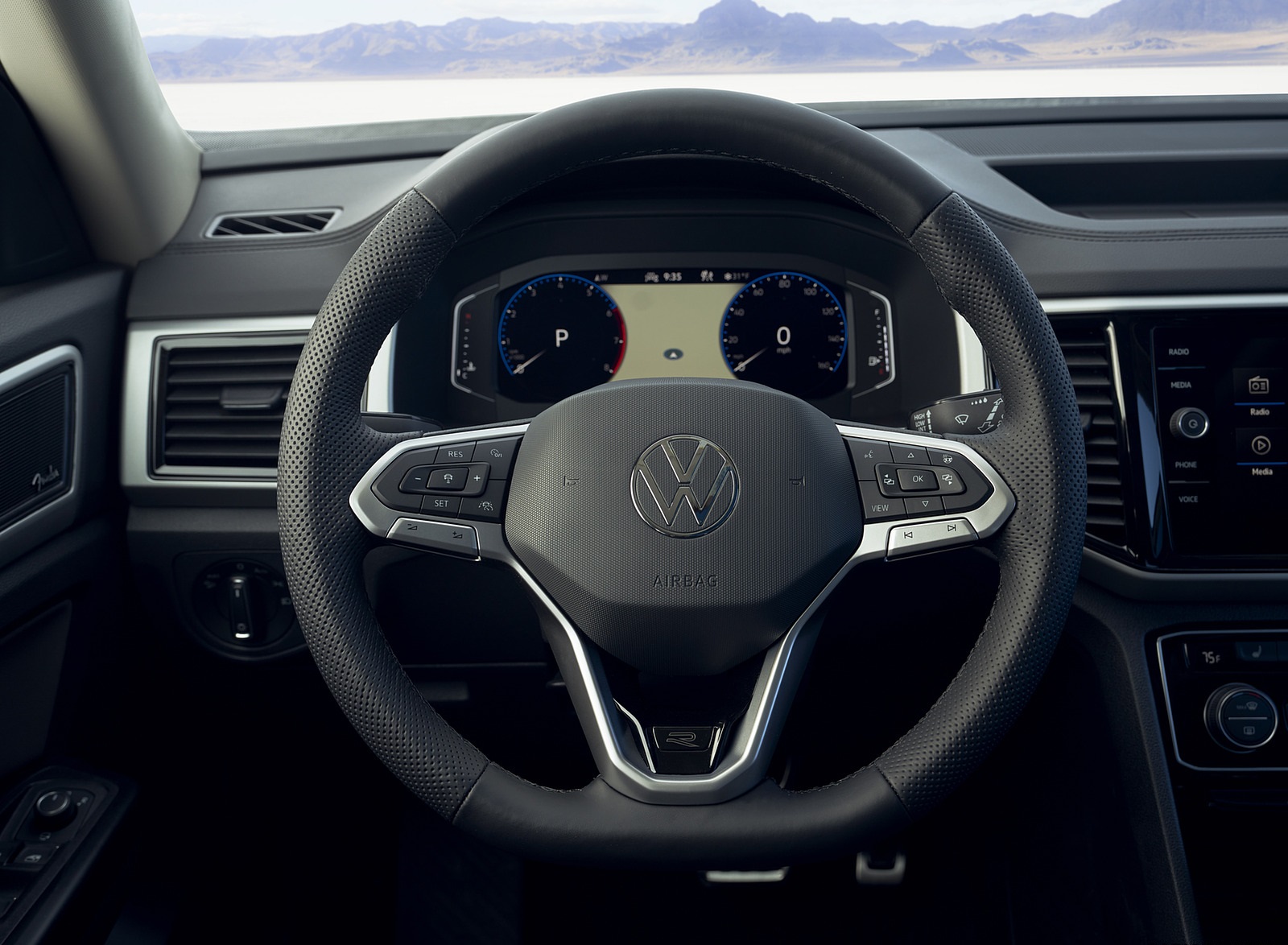 2021 Volkswagen Atlas SEL V6 R-Line Interior Steering Wheel Wallpapers #30 of 61