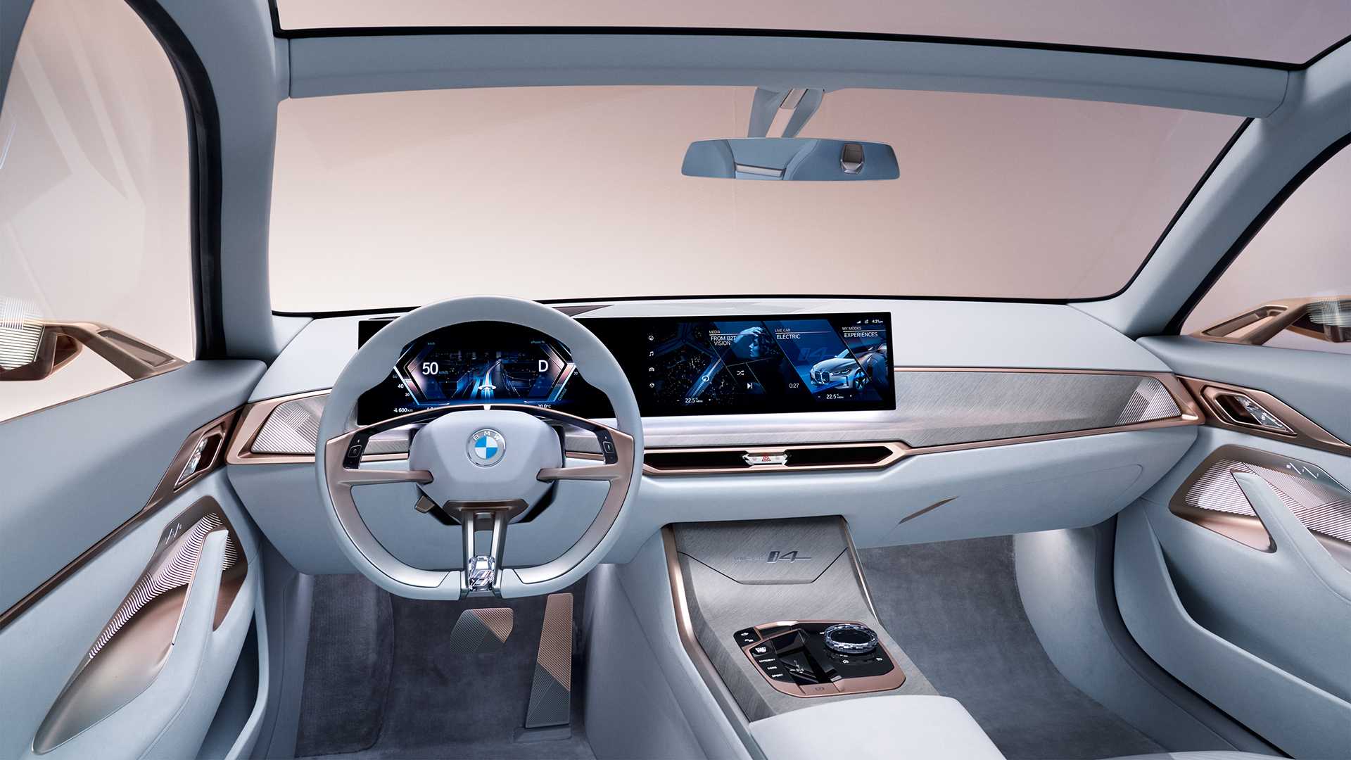 2020 BMW i4 Concept Interior Cockpit Wallpapers #23 of 64