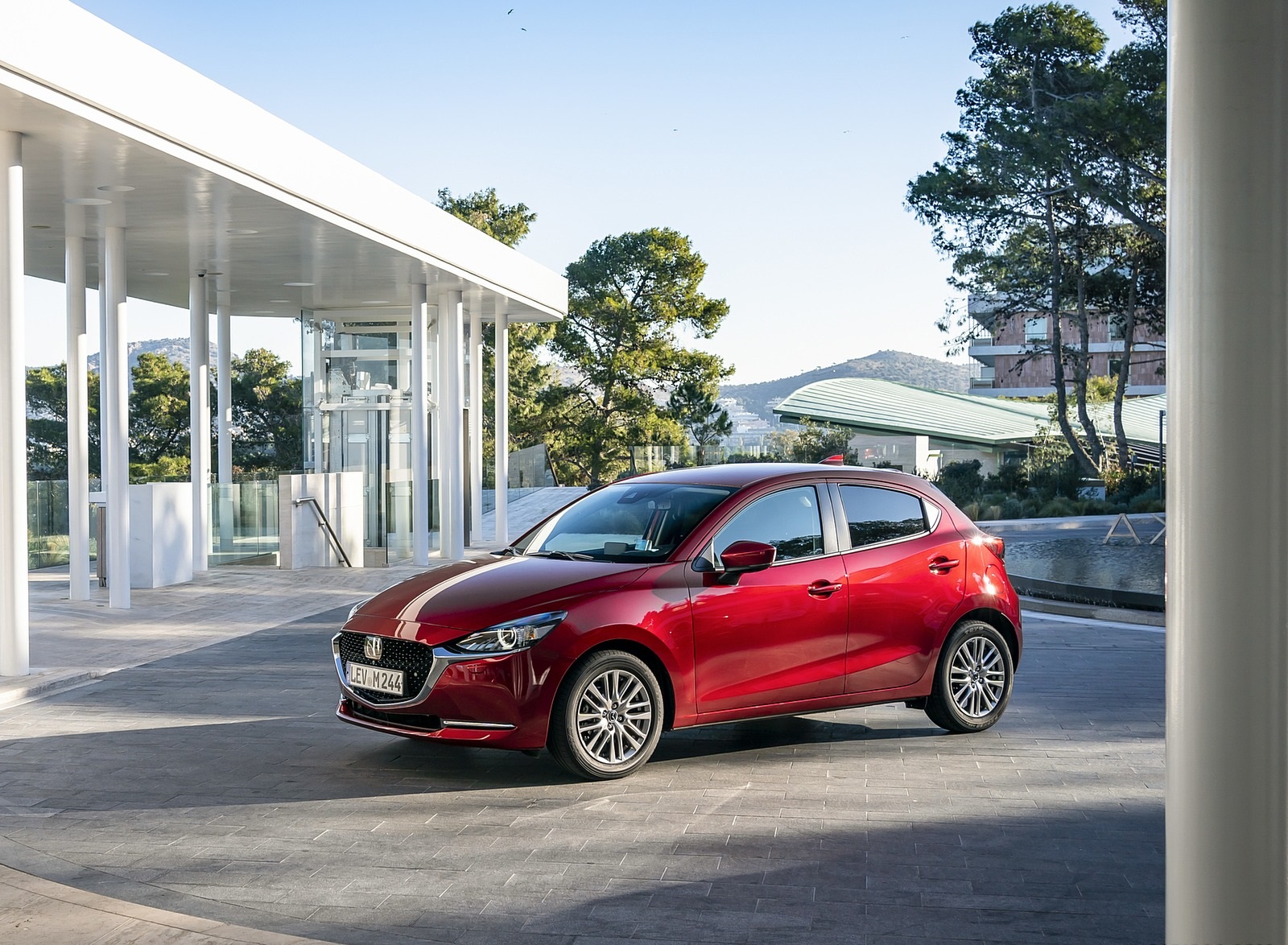 2020 Mazda2 (Color: Red Crystal) Front Three-Quarter Wallpapers #66 of 180