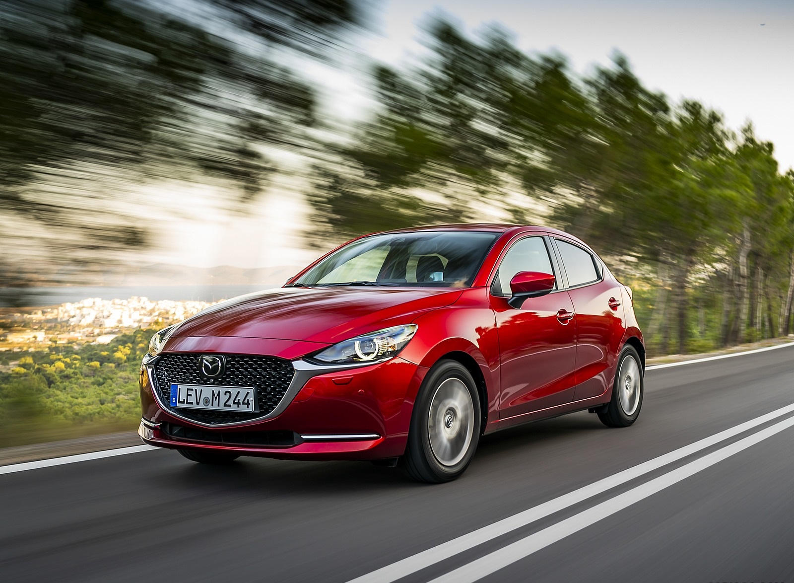 2020 Mazda2 (Color: Red Crystal) Front Three-Quarter Wallpapers #4 of 180