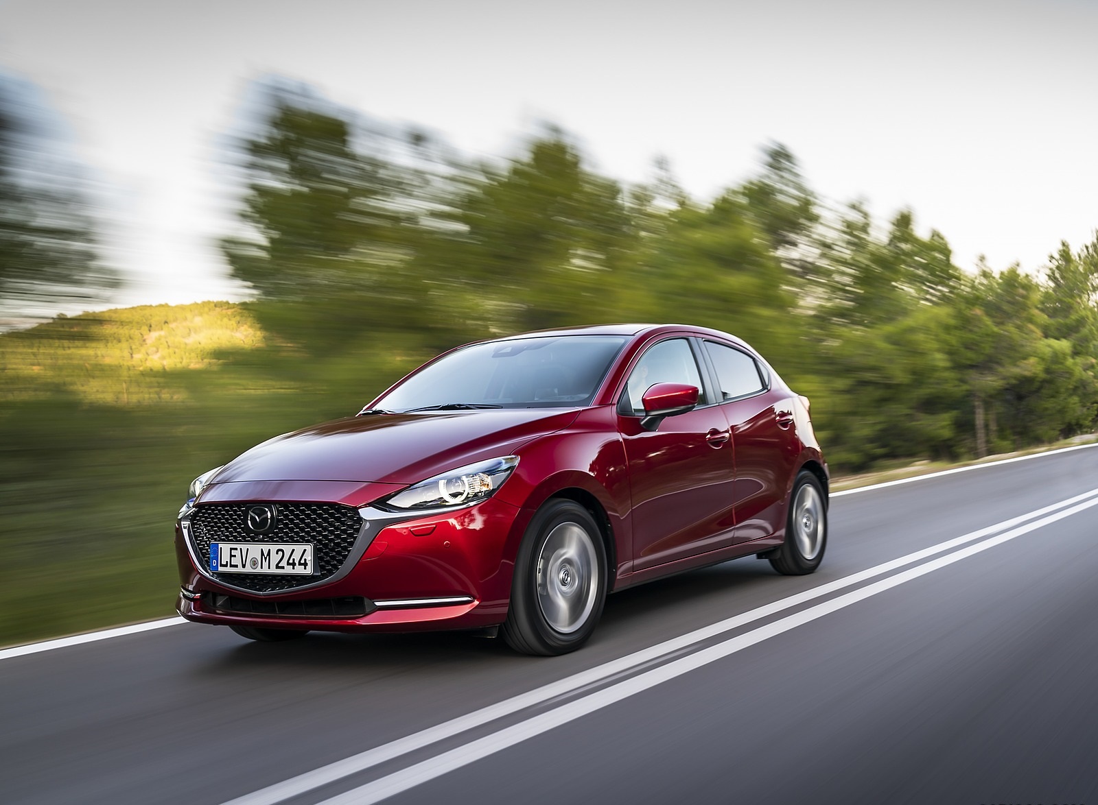 2020 Mazda2 (Color: Red Crystal) Front Three-Quarter Wallpapers #5 of 180