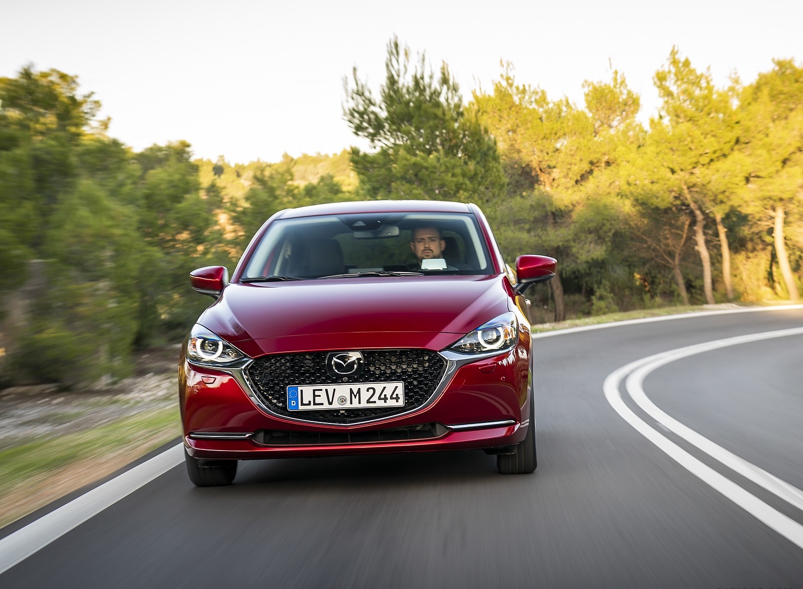 2020 Mazda2 (Color: Red Crystal) Front Wallpapers (10)