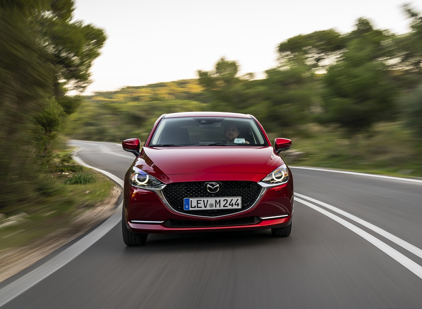 2020 Mazda2 (Color: Red Crystal) Front Wallpapers #13 of 180