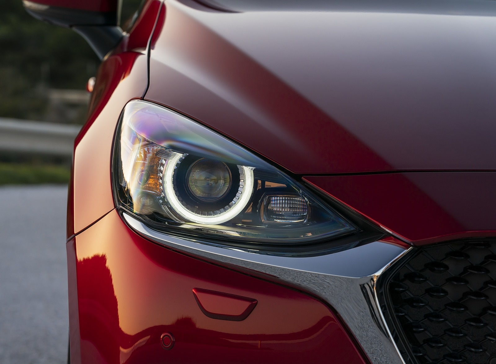 2020 Mazda2 (Color: Red Crystal) Headlight Wallpapers #87 of 180