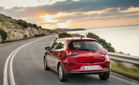2020 Mazda2 (Color: Red Crystal) Rear Three-Quarter Wallpapers 450x275 (24)