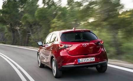 2020 Mazda2 (Color: Red Crystal) Rear Three-Quarter Wallpapers 450x275 (14)