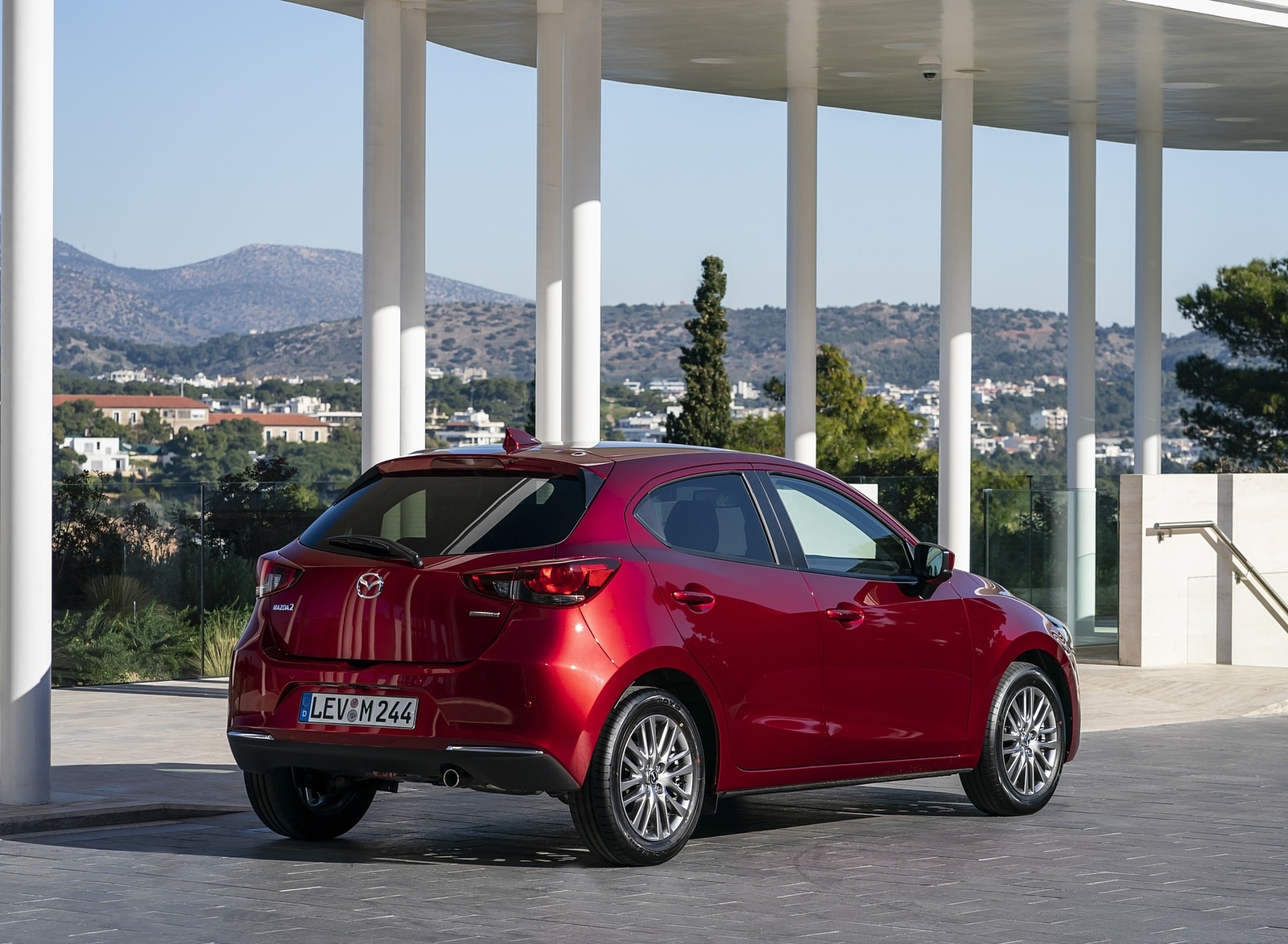 2020 Mazda2 (Color: Red Crystal) Rear Three-Quarter Wallpapers #80 of 180