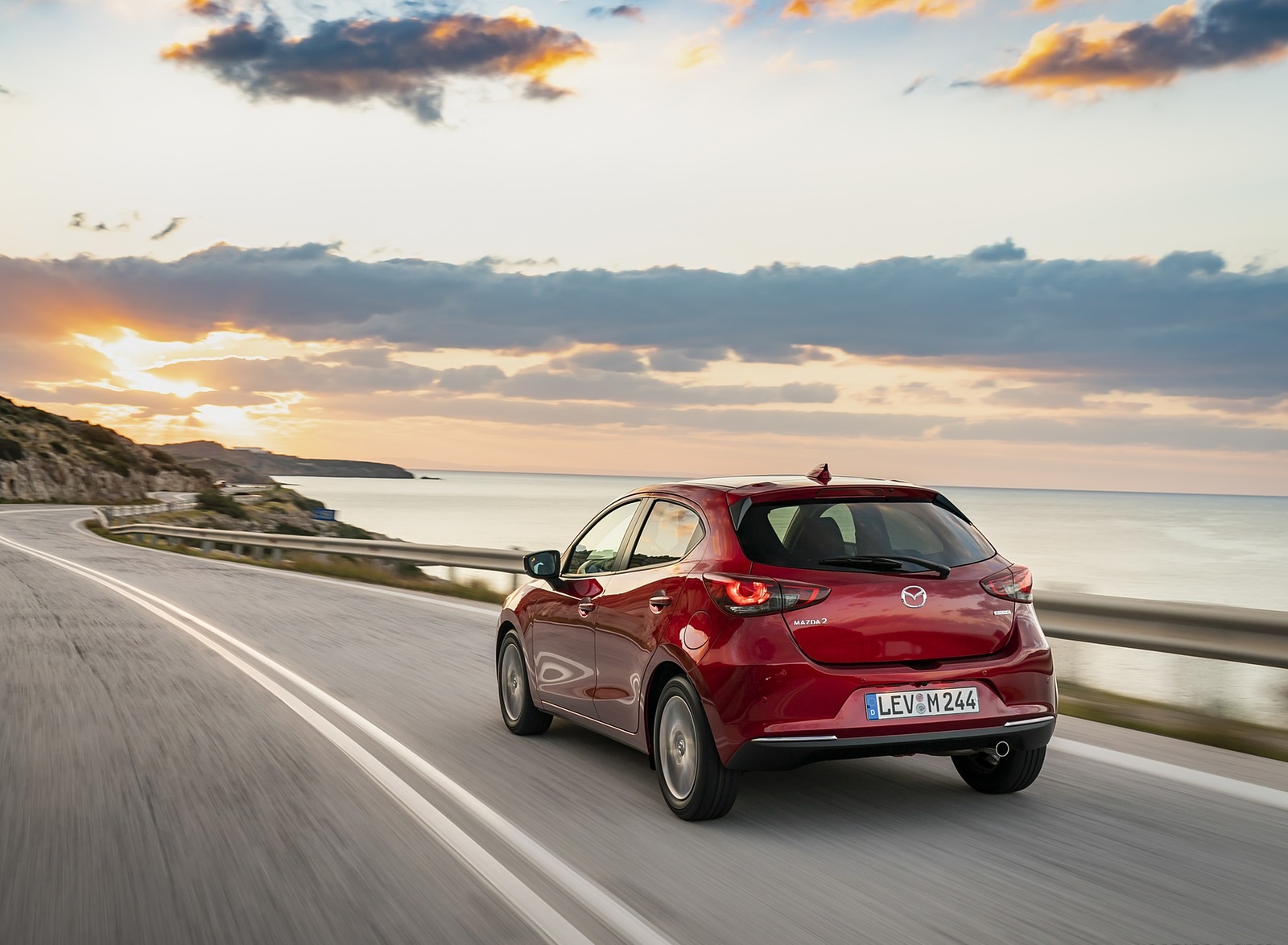 2020 Mazda2 (Color: Red Crystal) Rear Three-Quarter Wallpapers #50 of 180