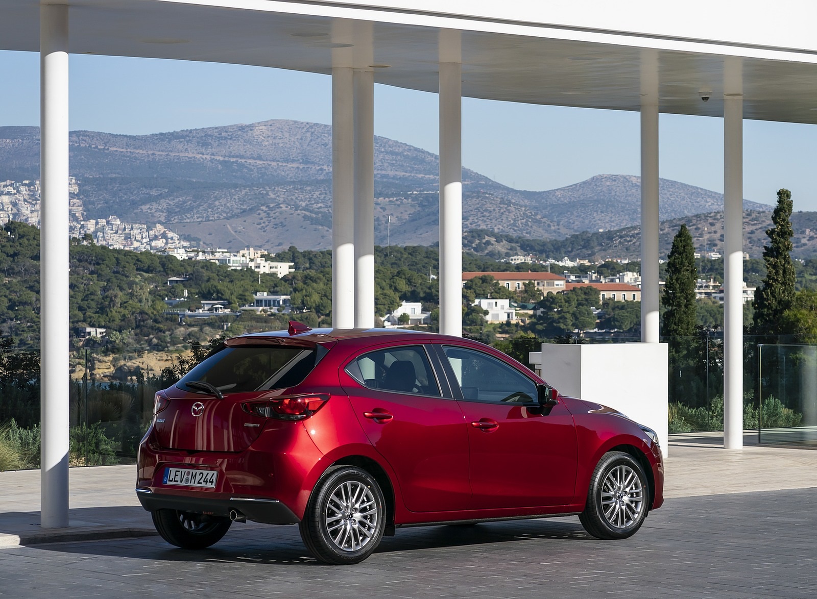 2020 Mazda2 (Color: Red Crystal) Rear Three-Quarter Wallpapers #81 of 180