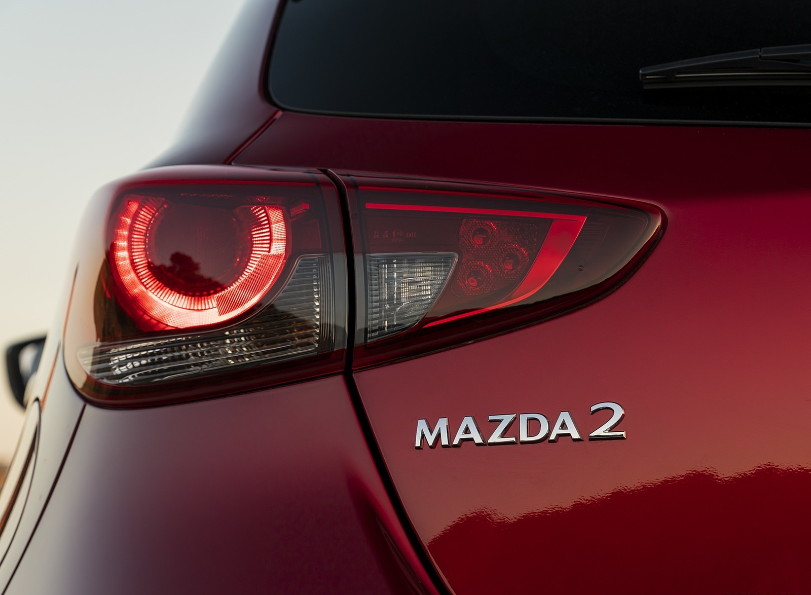 2020 Mazda2 (Color: Red Crystal) Tail Light Wallpapers #85 of 180