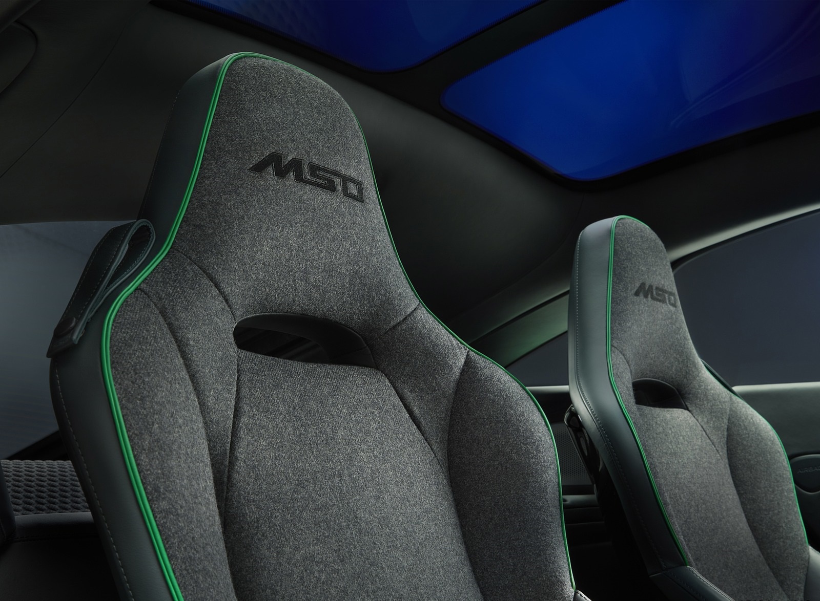 2020 McLaren GT Verdant Theme by MSO Interior Seats Wallpapers (8)