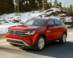 2020 Volkswagen Atlas Cross Sport SEL (Color: Aurora Red) Front Three-Quarter Wallpapers 150x120