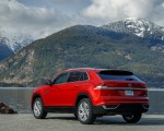 2020 Volkswagen Atlas Cross Sport SEL (Color: Aurora Red) Rear Three-Quarter Wallpapers 150x120