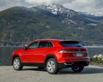 2020 Volkswagen Atlas Cross Sport SEL (Color: Aurora Red) Rear Three-Quarter Wallpapers 150x120