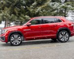 2020 Volkswagen Atlas Cross Sport SEL (Color: Aurora Red) Side Wallpapers 150x120