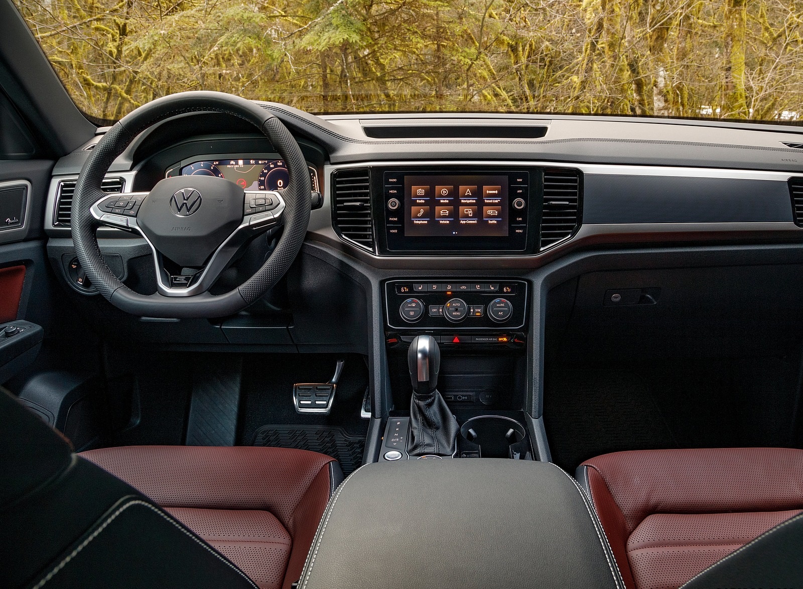 2020 Volkswagen Atlas Cross Sport SEL Premium R Line (Color: Pure Gray) Interior Cockpit Wallpapers #39 of 80