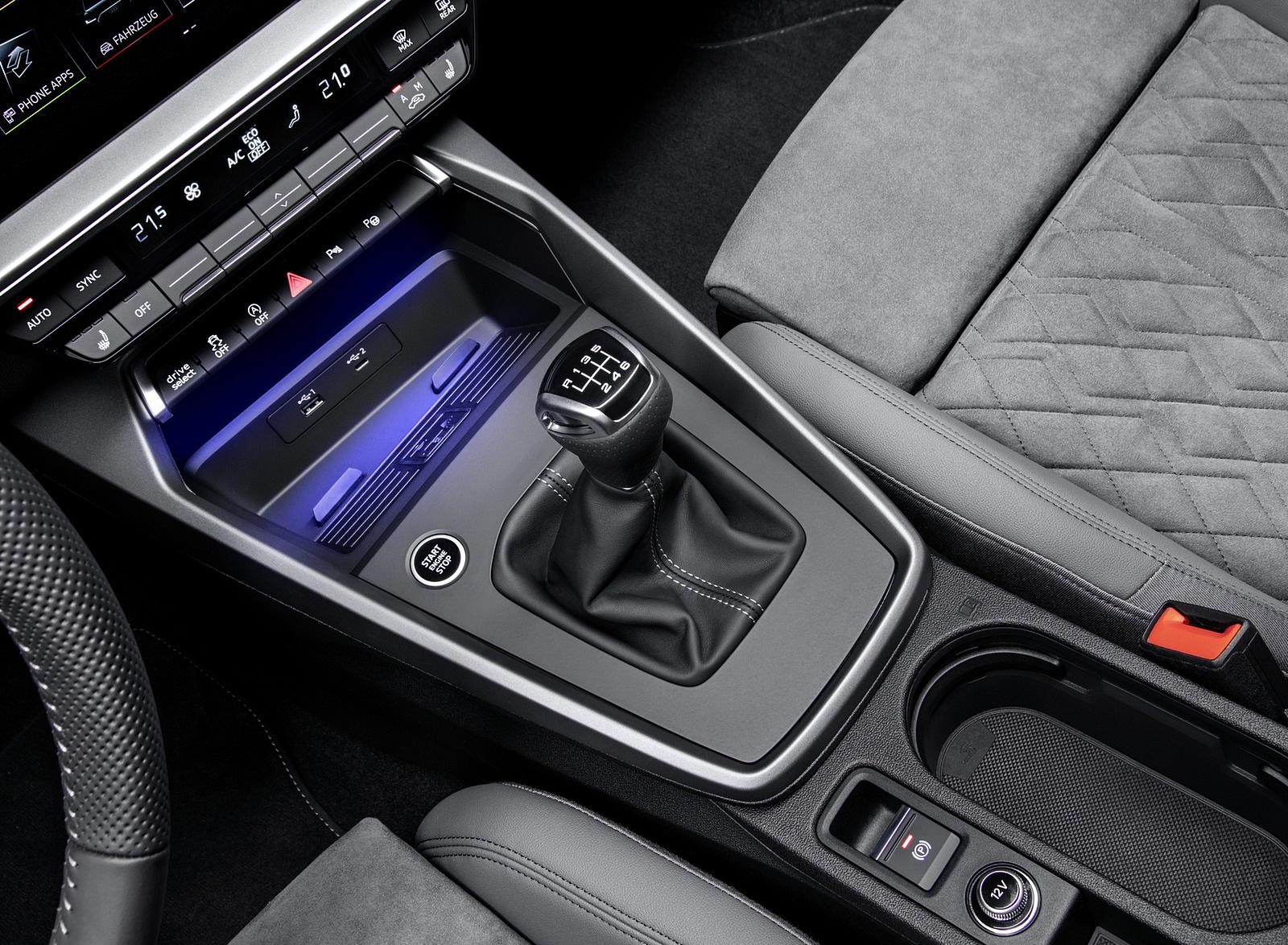 2021 Audi A3 Sportback Central Console Wallpapers #92 of 121