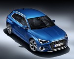 2021 Audi A3 Sportback (Color: Atoll Blue) Front Three-Quarter Wallpapers 150x120