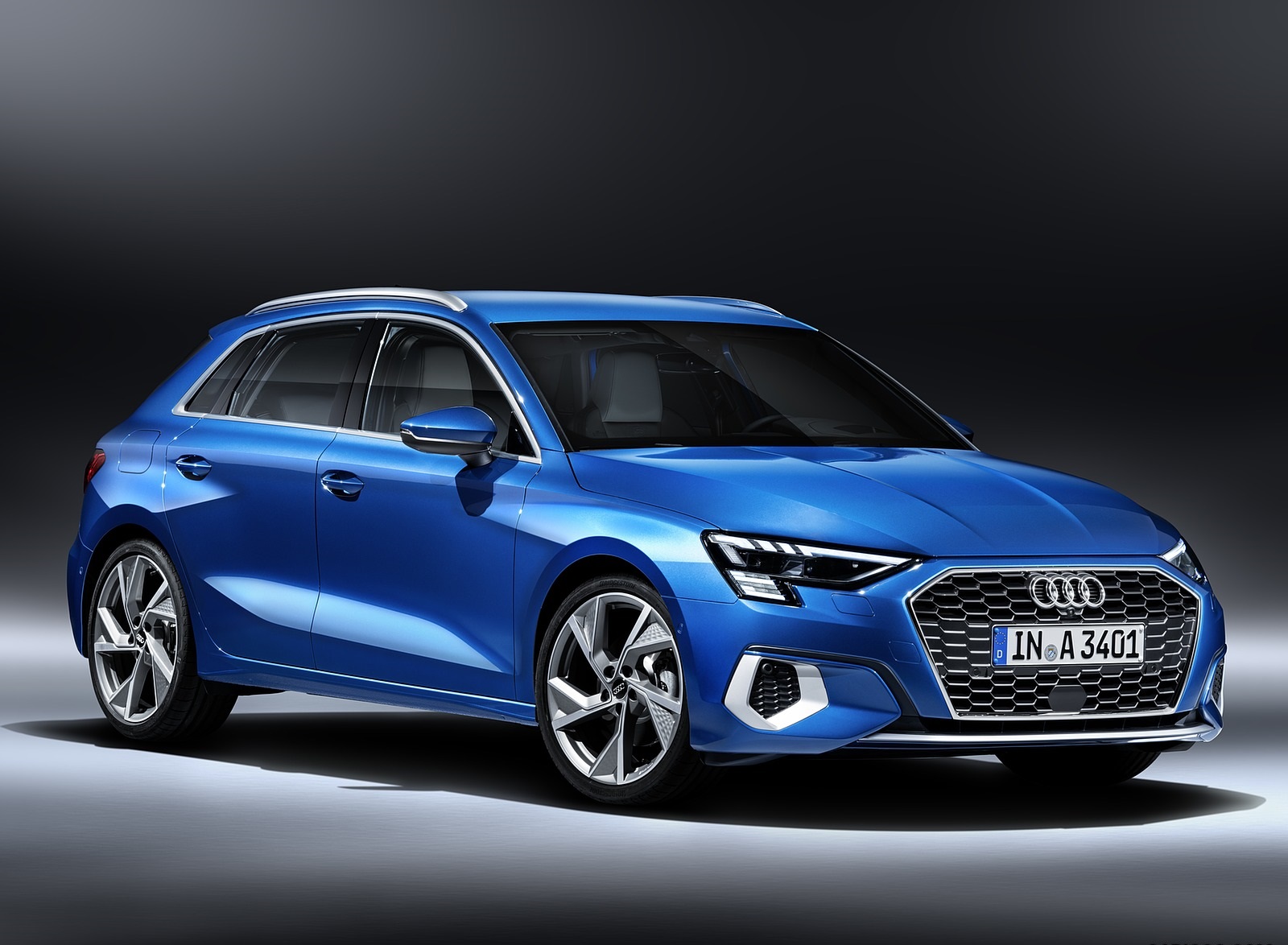 2021 Audi A3 Sportback (Color: Atoll Blue) Front Three-Quarter Wallpapers #81 of 121