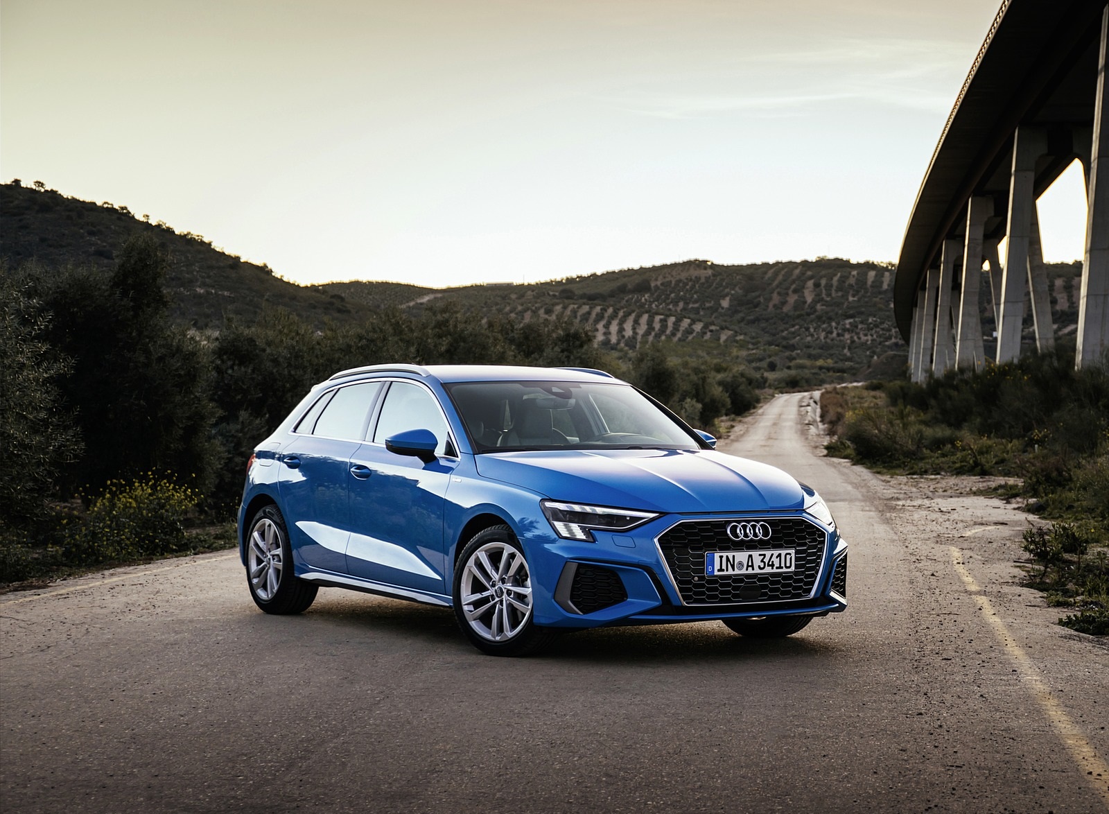 2021 Audi A3 Sportback (Color: Atoll Blue) Front Three-Quarter Wallpapers #57 of 121