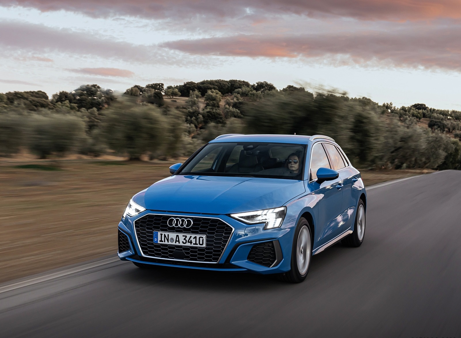 2021 Audi A3 Sportback (Color: Atoll Blue) Front Three-Quarter Wallpapers #43 of 121
