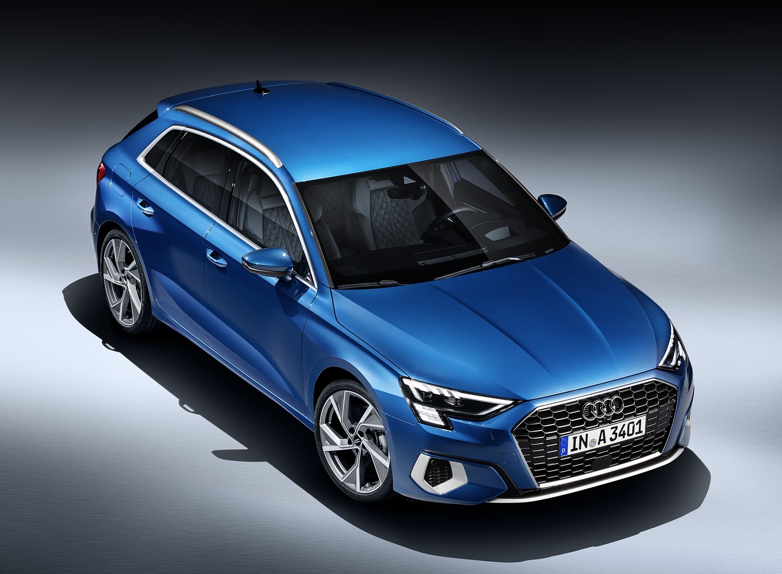 2021 Audi A3 Sportback (Color: Atoll Blue) Front Three-Quarter Wallpapers #82 of 121
