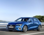 2021 Audi A3 Sportback (Color: Atoll Blue) Front Three-Quarter Wallpapers 150x120