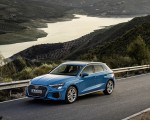 2021 Audi A3 Sportback (Color: Atoll Blue) Front Three-Quarter Wallpapers 150x120