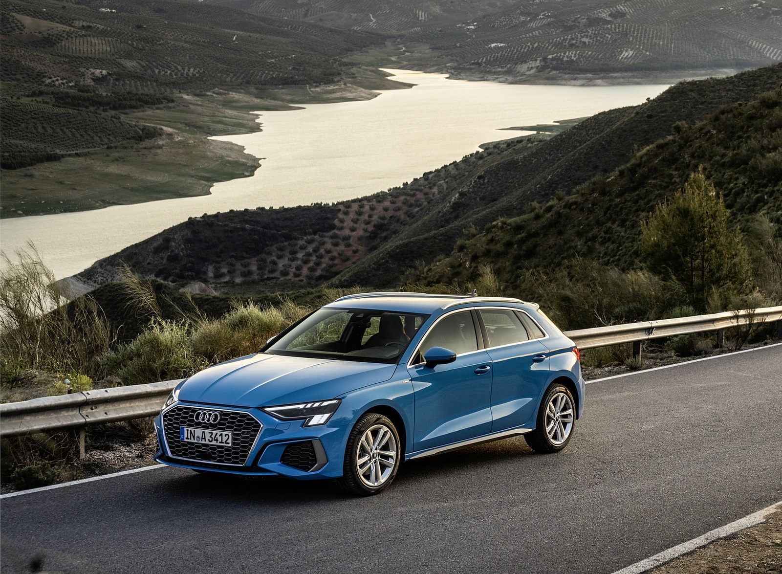 2021 Audi A3 Sportback (Color: Atoll Blue) Front Three-Quarter Wallpapers #54 of 121