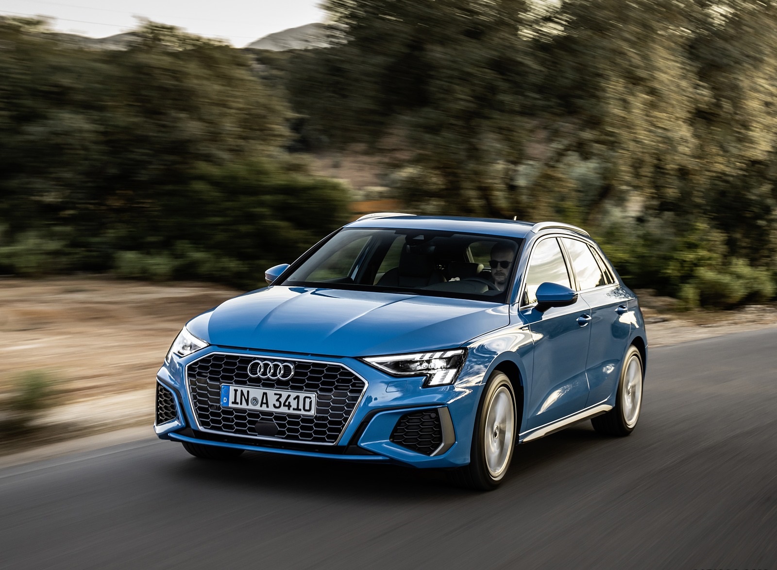 2021 Audi A3 Sportback (Color: Atoll Blue) Front Three-Quarter Wallpapers #45 of 121