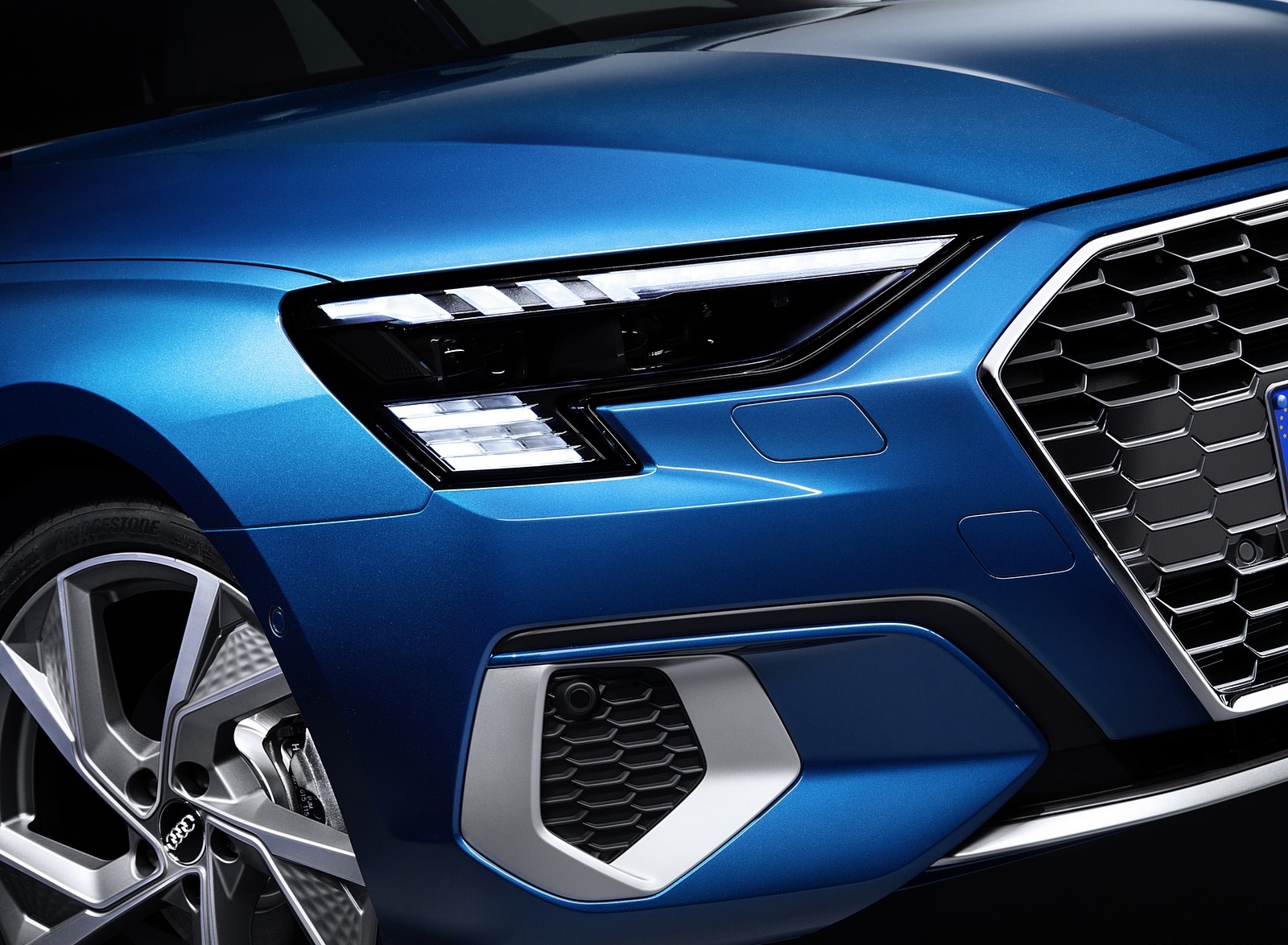 2021 Audi A3 Sportback (Color: Atoll Blue) Headlight Wallpapers #88 of 121